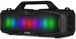 Колонка порт. Sven PS-480 черный 24W 2.0 BT/USB 10м 2000mAh
