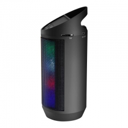 Колонка порт. Ginzzu GM-999G черный 3W 1.0 BT/3.5Jack/USB 800mAh (00-00000951)