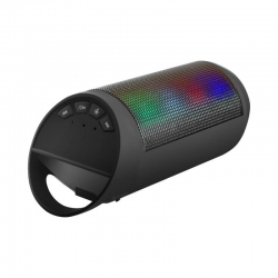 Колонка порт. Ginzzu GM-999G черный 3W 1.0 BT/3.5Jack/USB 800mAh (00-00000951)