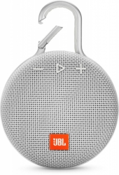 Колонка порт. JBL Clip 3 белый 3.3W 1.0 BT 1000mAh (JBLCLIP3WHT)