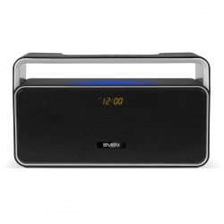 Колонка порт. Sven PS-185 черный 10W 2.0 BT/USB 10м 2000mAh
