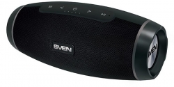 Колонка порт. Sven PS-230 черный 12W 2.0 BT/USB 10м 1500mAh