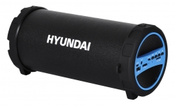 Колонка порт. Hyundai H-PAC220 черный/голубой 10W