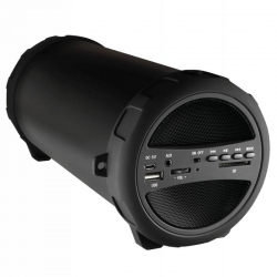 Колонка порт. Ginzzu GM-986B черный 10W 1.0 BT/3.5Jack/USB 1500mAh (00-00000675)