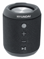 Колонка порт. Hyundai H-PAC300 черный 7W 1.0 BT/3.5Jack/USB 10м 2200mAh