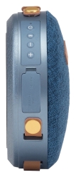 Колонка порт. Hyundai H-PAC520 синий 8W 1.0 BT/3.5Jack 10м 2200mAh