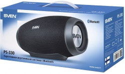 Колонка порт. Sven PS-330 черный 30W 2.1 BT/USB 10м 2200mAh