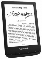 Электронная книга PocketBook 628 6 E-Ink Carta 1024x758 Touch Screen 1Ghz 512Mb/8Gb/microSDHC/подсветка дисплея черный