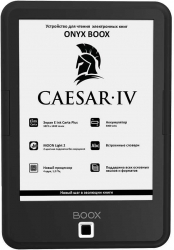 Электронная книга Onyx Boox Caesar 4 6 E-Ink Carta Plus 1448x1072 1.2Ghz 512Mb/8Gb/microSDHC/подсветка дисплея черный