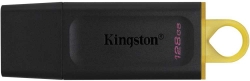 Флеш Диск Kingston 128Gb DT Exodia DTX/128GB USB3.1 черный/желтый