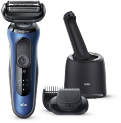 Бритва сетчатая Braun Series 6 60-B7500cc синий