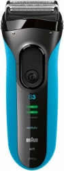 Бритва сетчатая Braun Series 3 3045s голубой/черный