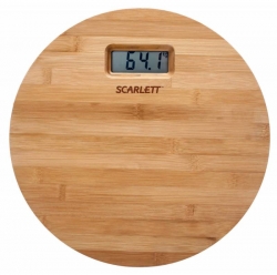 Весы напольные электронные Scarlett SC-BS33E061 макс.180кг бамбук