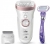 Эпилятор Braun SES 9/870 скор.:2 насад.:8 от аккум. белый/медный