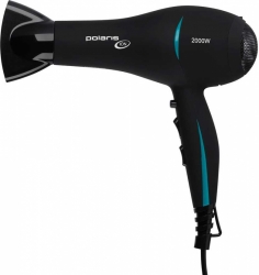 Фен Polaris PHD 2033Ti черный/бирюзовый