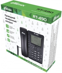 Телефон проводной Ritmix RT-490 черный