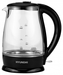 Чайник электрический Hyundai HYK-G2011 черный
