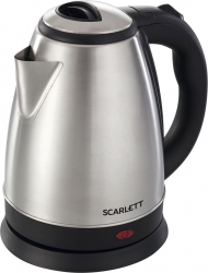 Чайник электрический Scarlett SC-EK21S24 нержавеющая сталь/черный