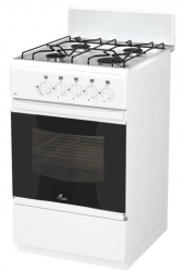 Плита Газовая Flama RG 24011 W белый реш.сталь