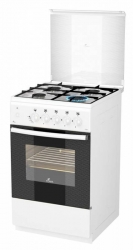 Плита Газовая Flama FG 2411 W белый реш.сталь