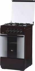 Плита Газовая Flama FG 2406 B коричневый реш.эмаль