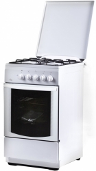 Плита Газовая Flama FG 24023 W белый (металлическая крышка) реш.эмаль