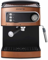 Кофеварка эспрессо Polaris PCM 1515E Adore Crema 850Вт бронзовый