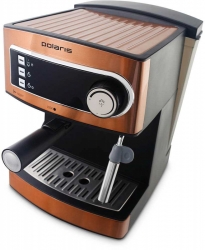 Кофеварка эспрессо Polaris PCM 1515E Adore Crema 850Вт бронзовый