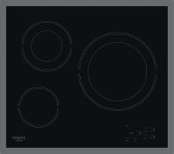 Варочная поверхность Hotpoint-Ariston HR 603 X/1 черный