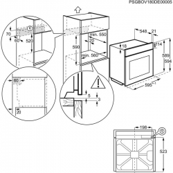 Духовой шкаф Электрический Zanussi OPZB4334B черный