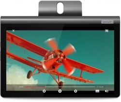 Планшет Lenovo Yoga Smart Tab YT-X705X Snapdragon 439 2.0 8C/RAM4Gb/ROM64Gb 10.1 IPS 1920x1200/3G/4G/Android 9.0/темно-серый/8Mpix/5Mpix/BT/GPS/WiF