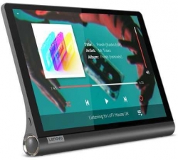 Планшет Lenovo Yoga Smart Tab YT-X705X Snapdragon 439 2.0 8C/RAM4Gb/ROM64Gb 10.1 IPS 1920x1200/3G/4G/Android 9.0/темно-серый/8Mpix/5Mpix/BT/GPS/WiF