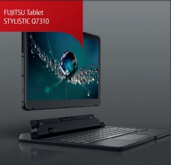 Планшет Fujitsu Stylistic Q7310 Core i5 10210u (1.6) 4C/RAM8Gb/ROM256Gb 13.3 1920x1080/Windows 10 Professional 64/черный/5Mpix/0.9Mpix/BT/WiFi/Touc