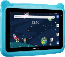 Планшет Prestigio Smartkids 3997 3126c (1.3) 4C/RAM1Gb/ROM16Gb 7 IPS 1024x600/Android 8.1/голубой/2Mpix/0.3Mpix/BT/WiFi/Touch/microSD 32Gb/minUSB/2