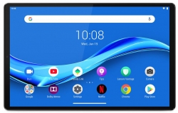 Планшет Lenovo Tab M10 Plus TB-X606X Helio P22T (2.3) 8C/RAM4Gb/ROM128Gb 10.3 IPS 1920x1200/3G/4G/Android 9.0/серебристый/8Mpix/5Mpix/BT/GPS/WiFi/T