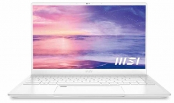 Ноутбук MSI Prestige 14 A11SCX-438RU Core i7 1185G7/16Gb/SSD1Tb/NVIDIA GeForce GTX 1650 4Gb/14/IPS/FHD 1920x1080/Windows 10/white/WiFi/BT/Cam
