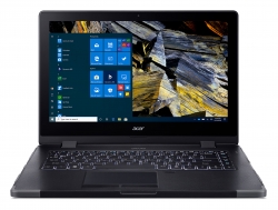 Ноутбук Acer Enduro N3 EN314-51W-34Y5 Core i3 10110U/8Gb/SSD256Gb/Intel UHD Graphics/14/IPS/FHD 1920x1080/Windows 10 Professional/black/WiFi/BT/Cam