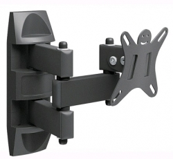 Кронштейн для телевизора Holder LCDS-5039 металлик 10-26 макс.25кг настенный поворот и наклон