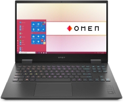 Ноутбук HP Omen 15-en0051ur Ryzen 7 4800H/16Gb/SSD1Tb/NVIDIA GeForce RTX 2060 6Gb/15.6/IPS/FHD 1920x1080/Windows 10/dk.grey/WiFi/BT/Cam