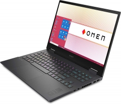 Ноутбук HP Omen 15-en0049ur Ryzen 9 4900H/16Gb/1Tb/NVIDIA GeForce RTX 2060 6Gb/15.6/IPS/FHD 1920x1080/Windows 10/silver/WiFi/BT/Cam