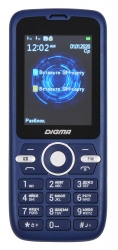 Мобильный телефон Digma B240 Linx 32Mb синий моноблок 2Sim 2.44 240x320 0.08Mpix GSM900/1800