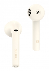 Гарнитура вкладыши Edifier TWS200 Plus слоновая кость беспроводные bluetooth в ушной раковине