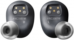 Гарнитура вкладыши Audio-Technica ATH-ANC300TW черный беспроводные bluetooth в ушной раковине (80001066)