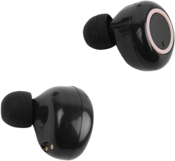 Гарнитура вкладыши Rombica Mysound Air Pale черный/красный беспроводные bluetooth в ушной раковине (BT-H028)
