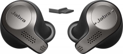 Наушники вкладыши Jabra Evolve 65t черный беспроводные bluetooth в ушной раковине (6598-832-109)