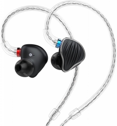 Наушники вкладыши Fiio FH5 1.2м черный проводные в ушной раковине (15120057)
