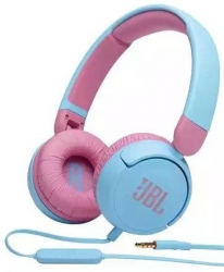 Гарнитура накладные JBL JR 310 1м голубой/розовый проводные оголовье (JBLJR310BLU)