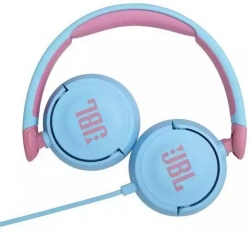 Гарнитура накладные JBL JR 310 1м голубой/розовый проводные оголовье (JBLJR310BLU)