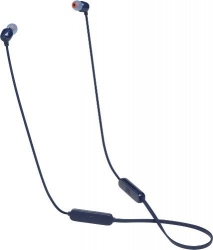 Гарнитура вкладыши JBL T115 синий беспроводные bluetooth шейный обод (JBLT115BTBLU)