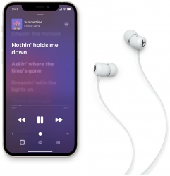 Гарнитура вкладыши Beats Flex пепельно-серый беспроводные bluetooth шейный обод (MYME2EE/A)